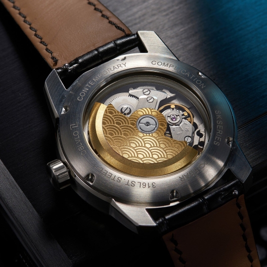 Oblvlo Moonphase Silver JM-MP-YBB
