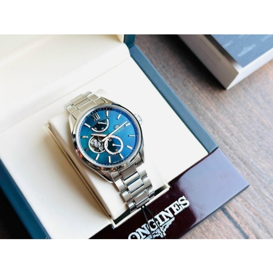 Orient Star semi skeleton BLue green Grandient MOP Dial - RK-BY0001A 